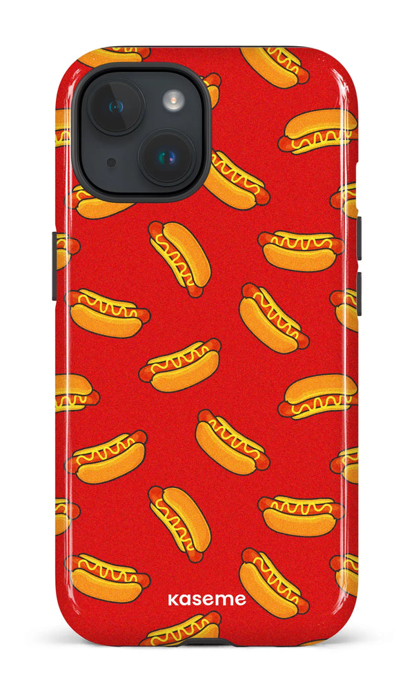 iPhone 15 MagSafe - Impact Case Steam Red -