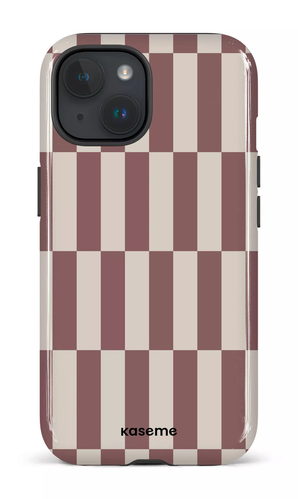 iPhone 15 MagSafe - Impact Case Structured Brown -