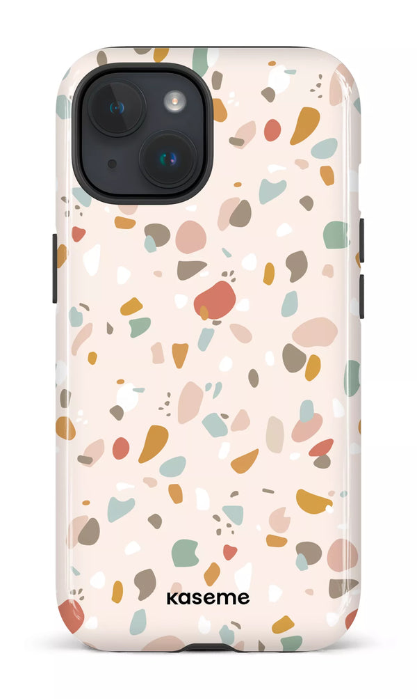 iPhone 15 MagSafe - Impact Case Terrazzo -