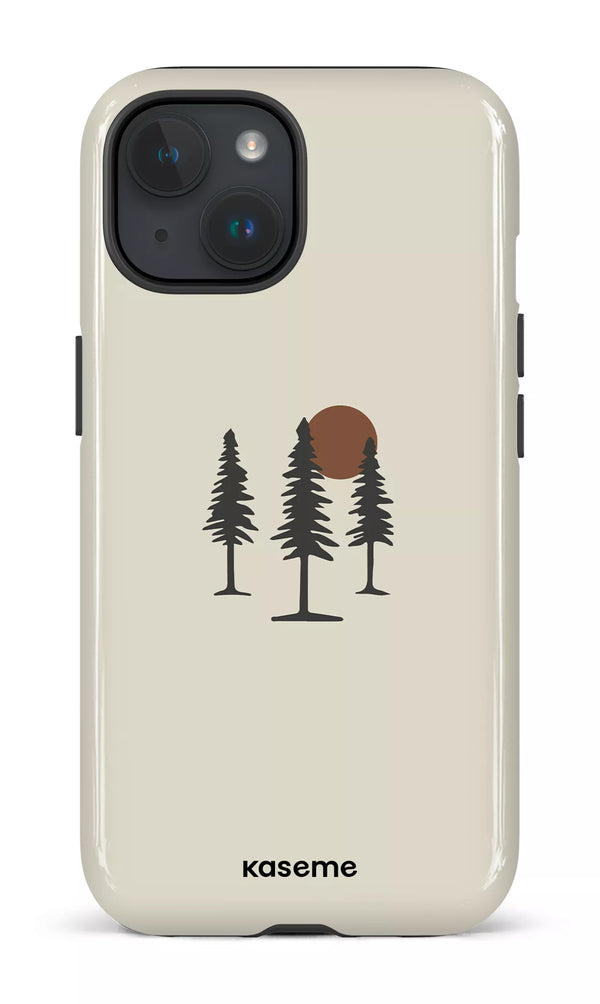 iPhone 15 MagSafe - Impact Case The Great Woods Beige -