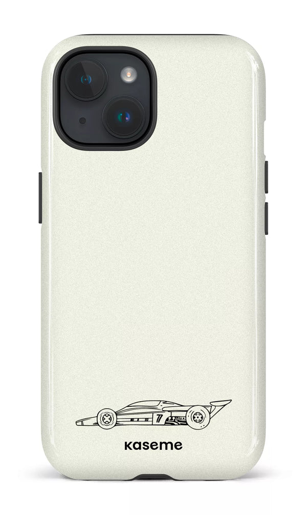 iPhone 15 MagSafe - Impact Case Turbo White -