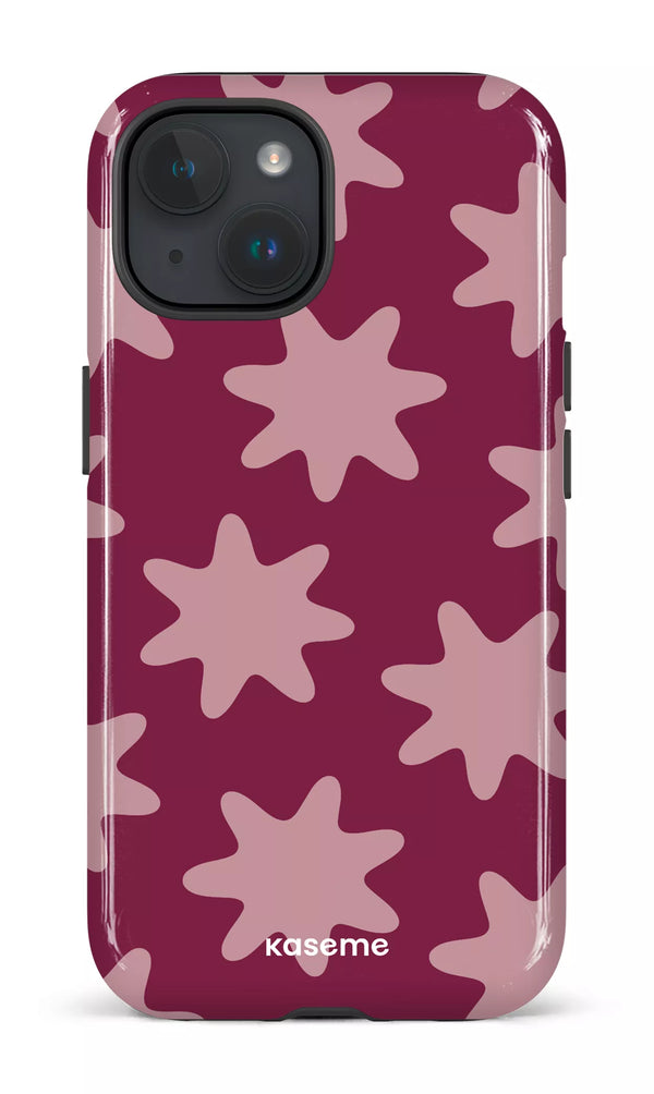 iPhone 15 MagSafe - Impact Case Unframed Burgundy -