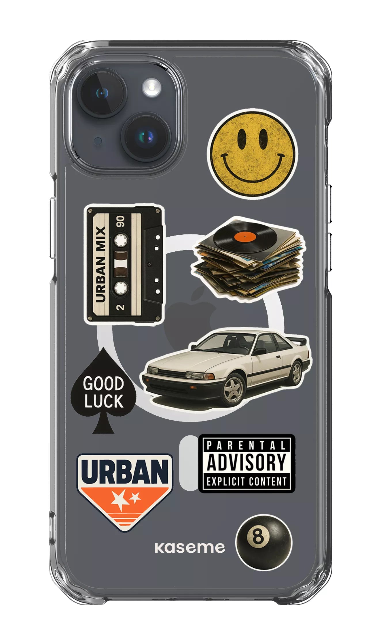 iPhone 15 Plus Clear Case - Magsafe Downtown Clear Case -