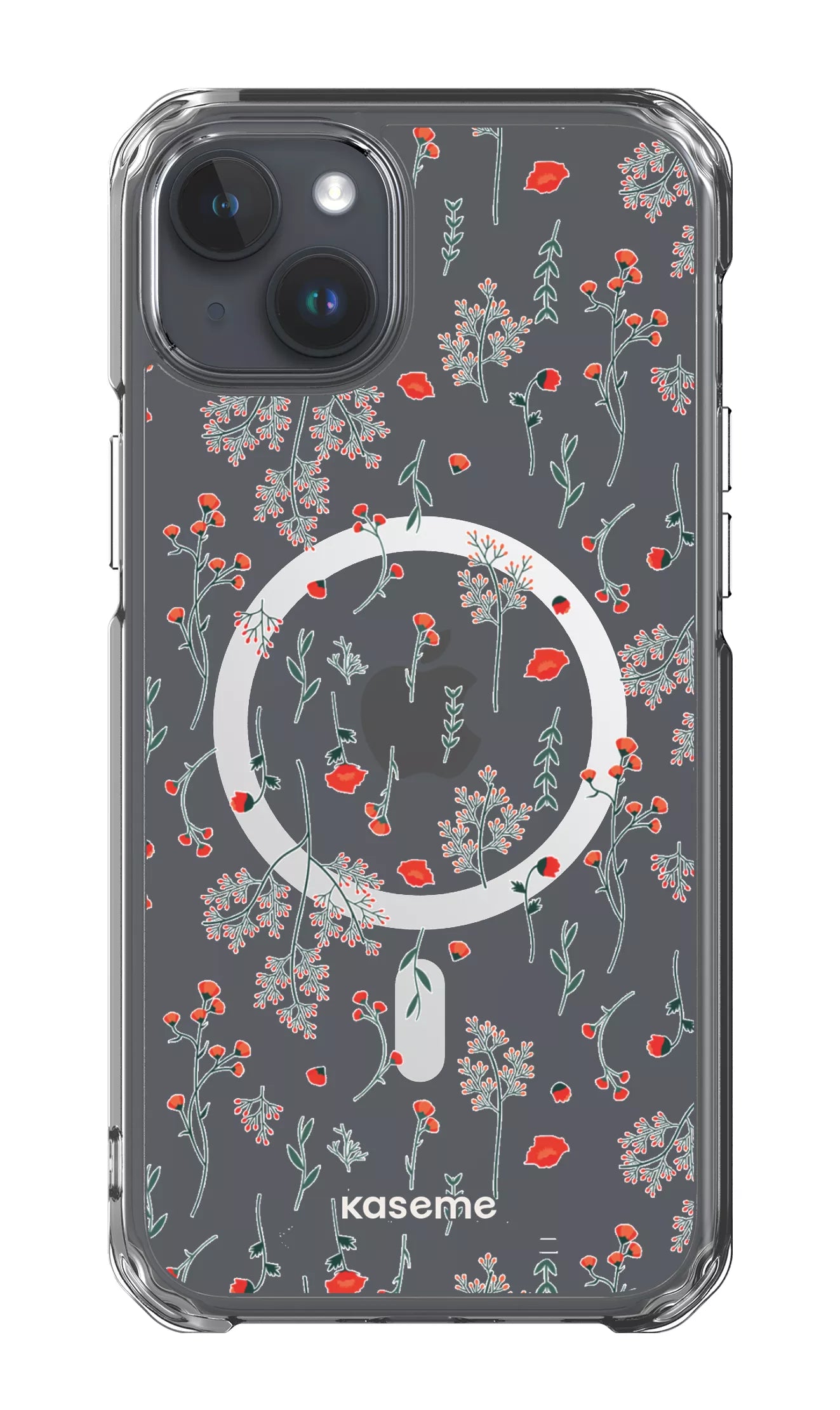 iPhone 15 Plus Clear Case - Magsafe Evelyn Clear Case -