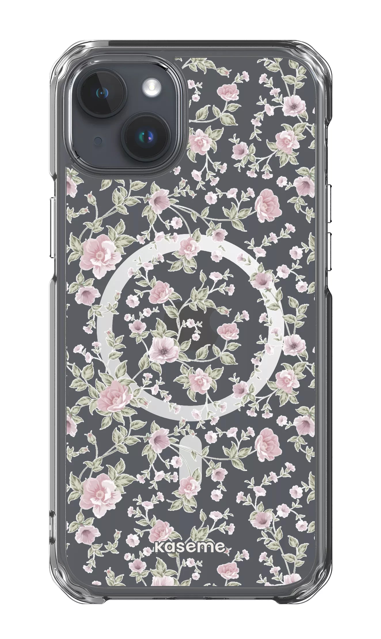 iPhone 15 Plus Clear Case - Magsafe La Vie en Rose Clear Case -