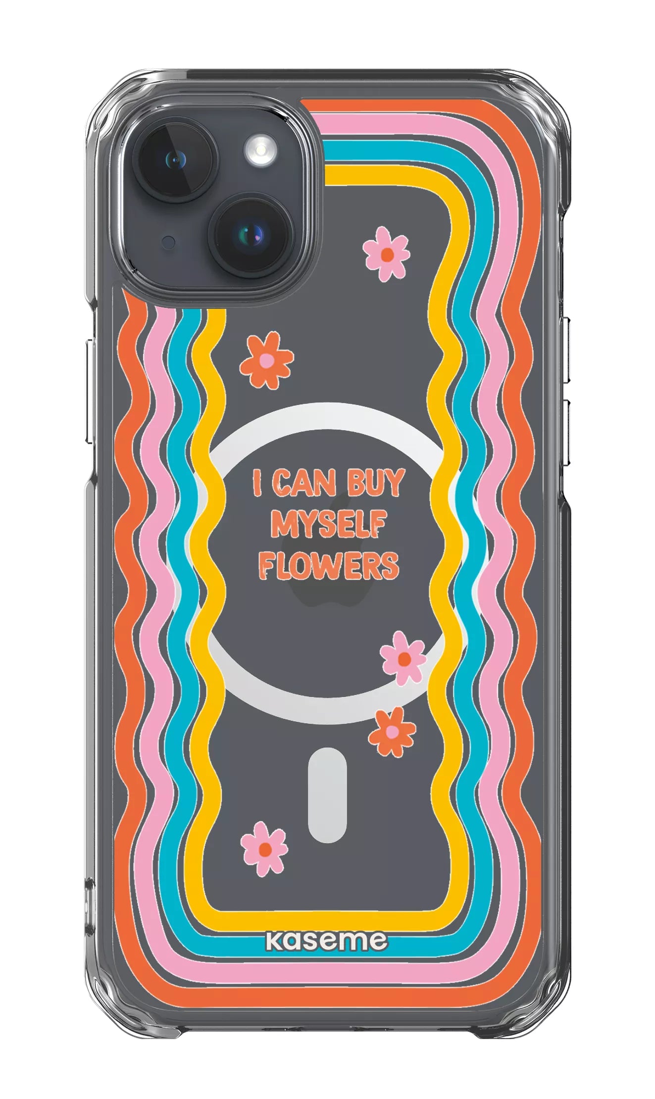 iPhone 15 Plus Clear Case - Magsafe She Can Clear Case -