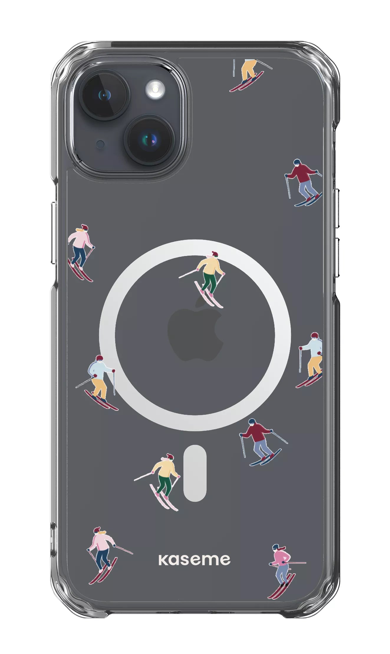 iPhone 15 Plus Clear Case - Magsafe Slope Clear Case -