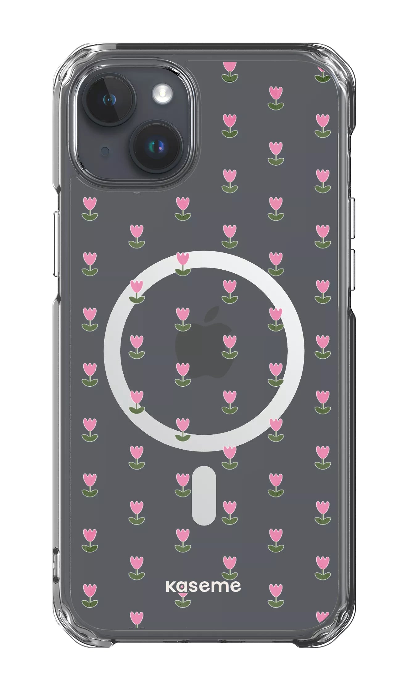 iPhone 15 Plus Clear Case - Magsafe Triumph Pink Clear Case -