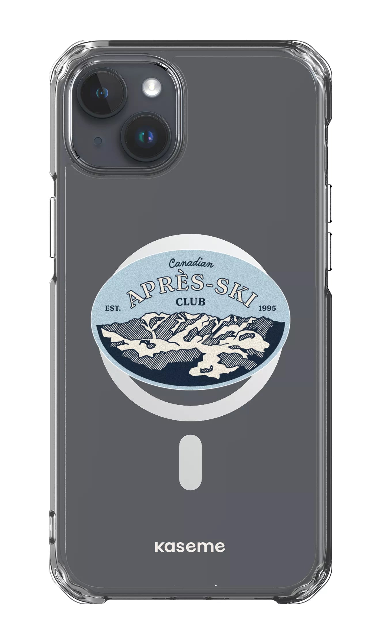 iPhone 15 Plus Clear Case - Magsafe Whistler Clear Case -