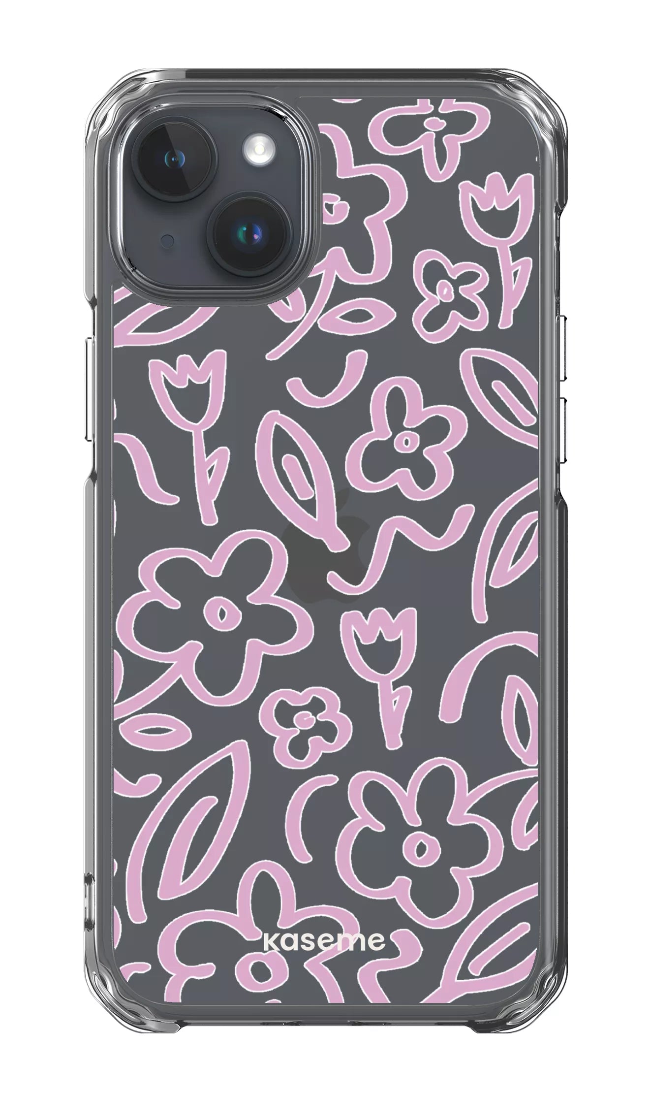 iPhone 15 Plus Clear Case Brooklyn pink Clear Case -