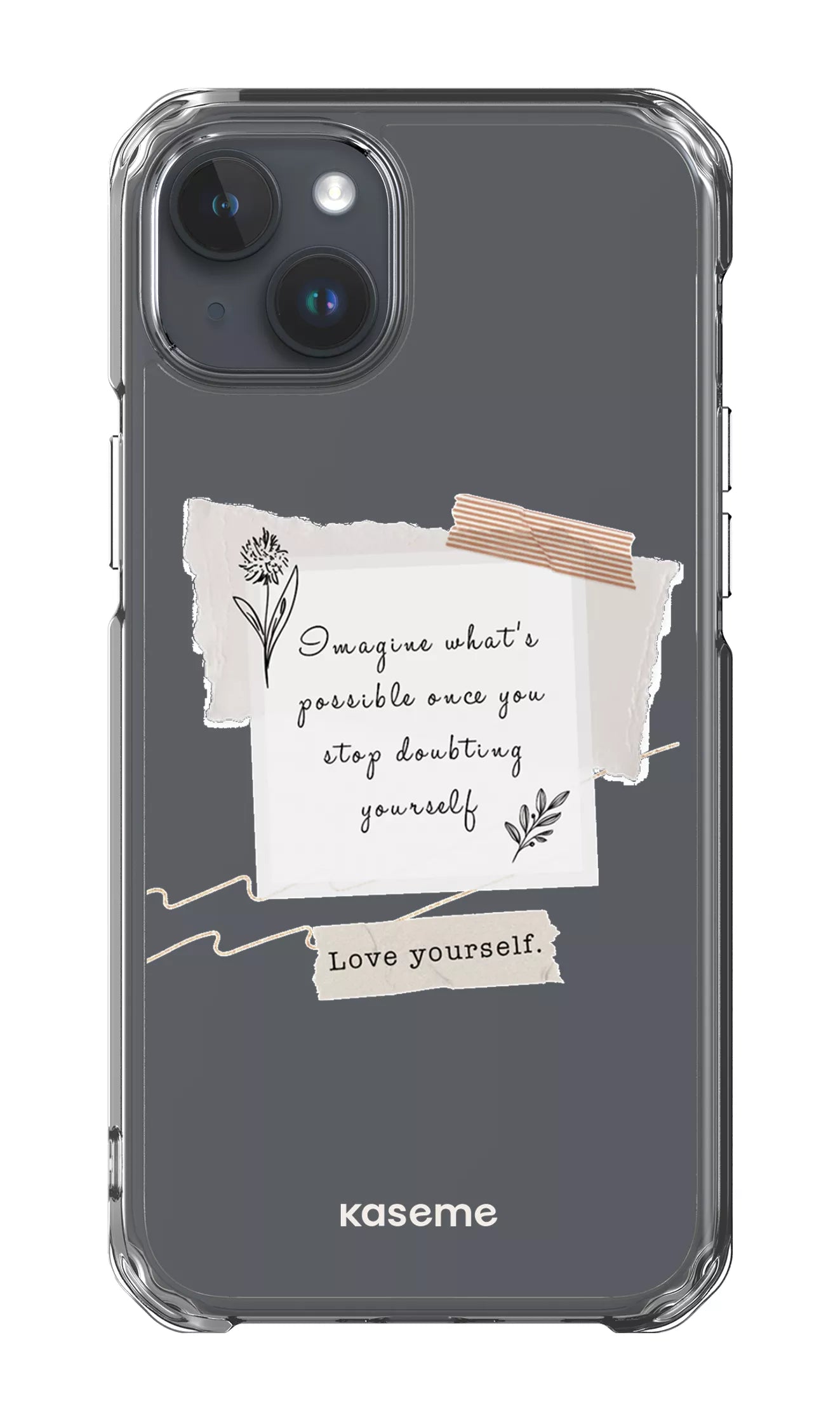 iPhone 15 Plus Clear Case Faith Clear Case -