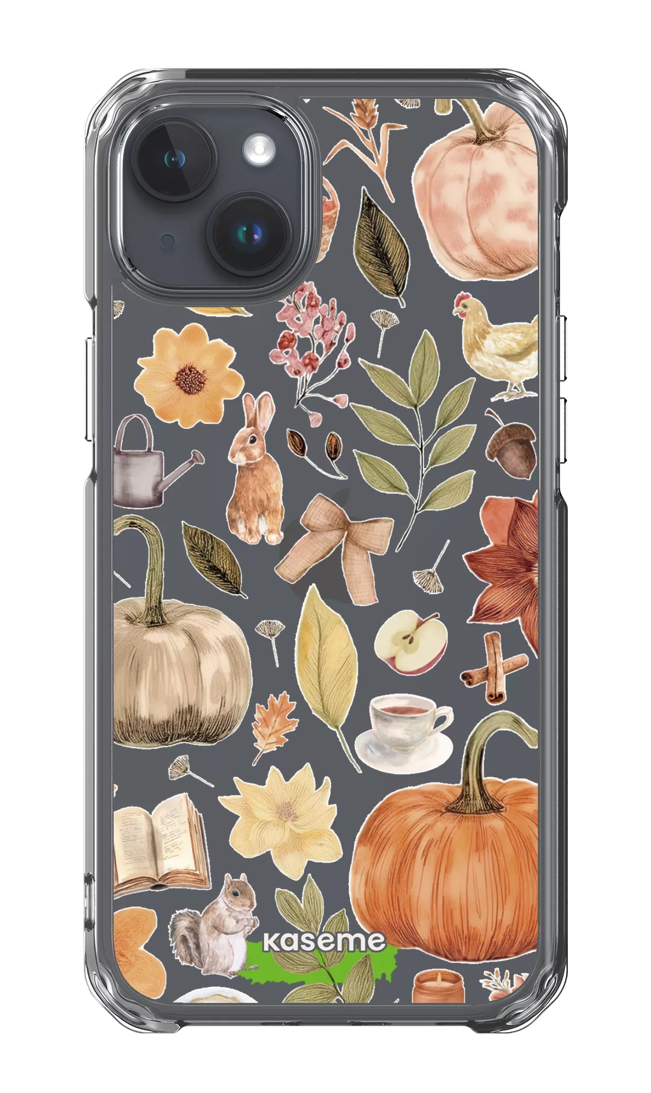 iPhone 15 Plus Clear Case Harvest Hues Clear Case -