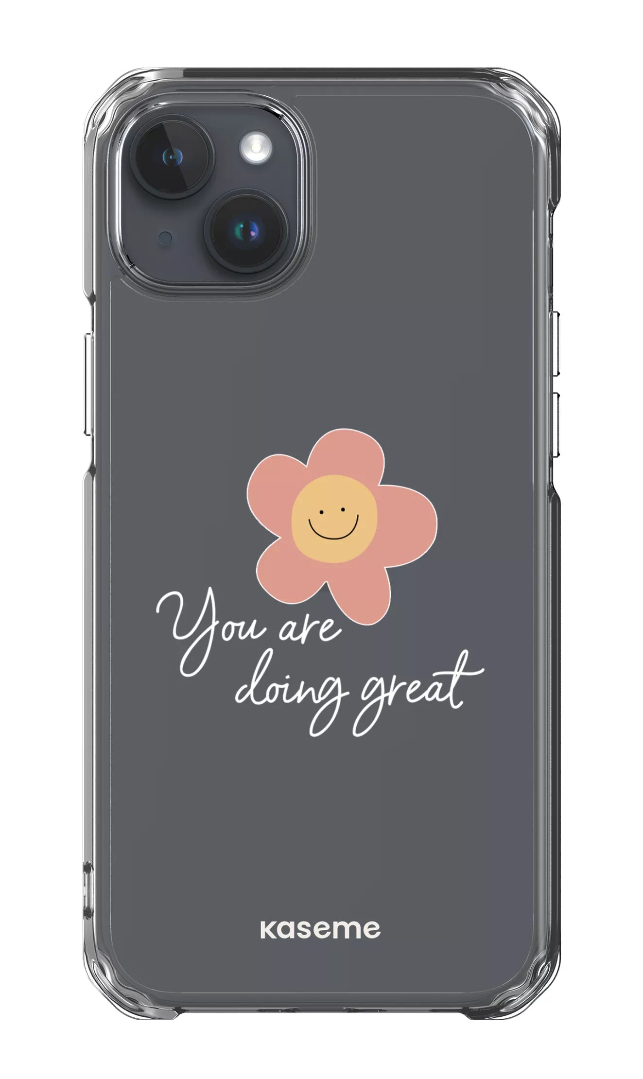 iPhone 15 Plus Clear Case Keep going Clear Case -