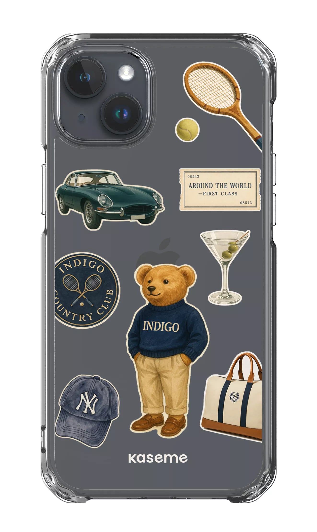 iPhone 15 Plus Clear Case Kingsley Clear Case -