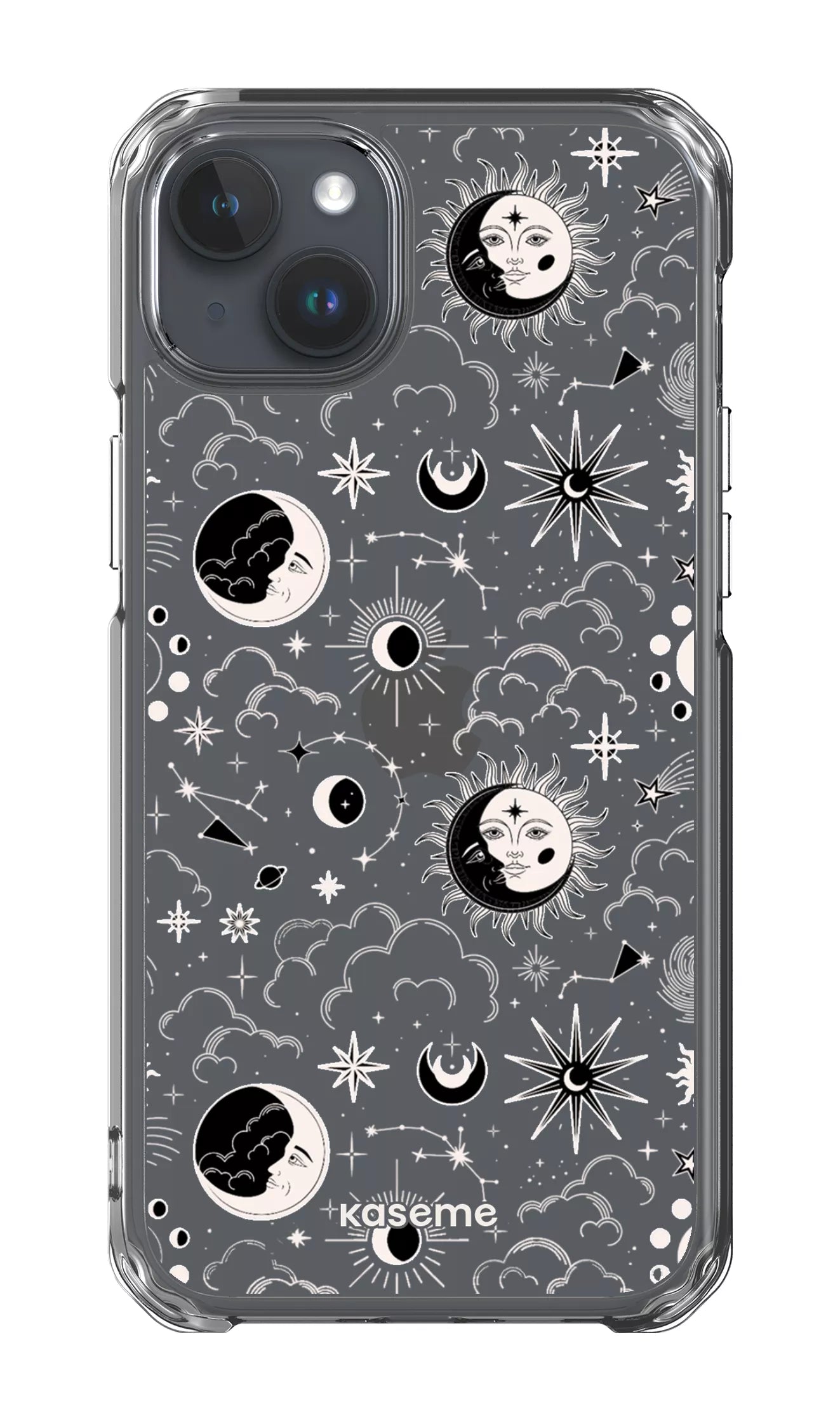 iPhone 15 Plus Clear Case Milky Way White Clear Case -
