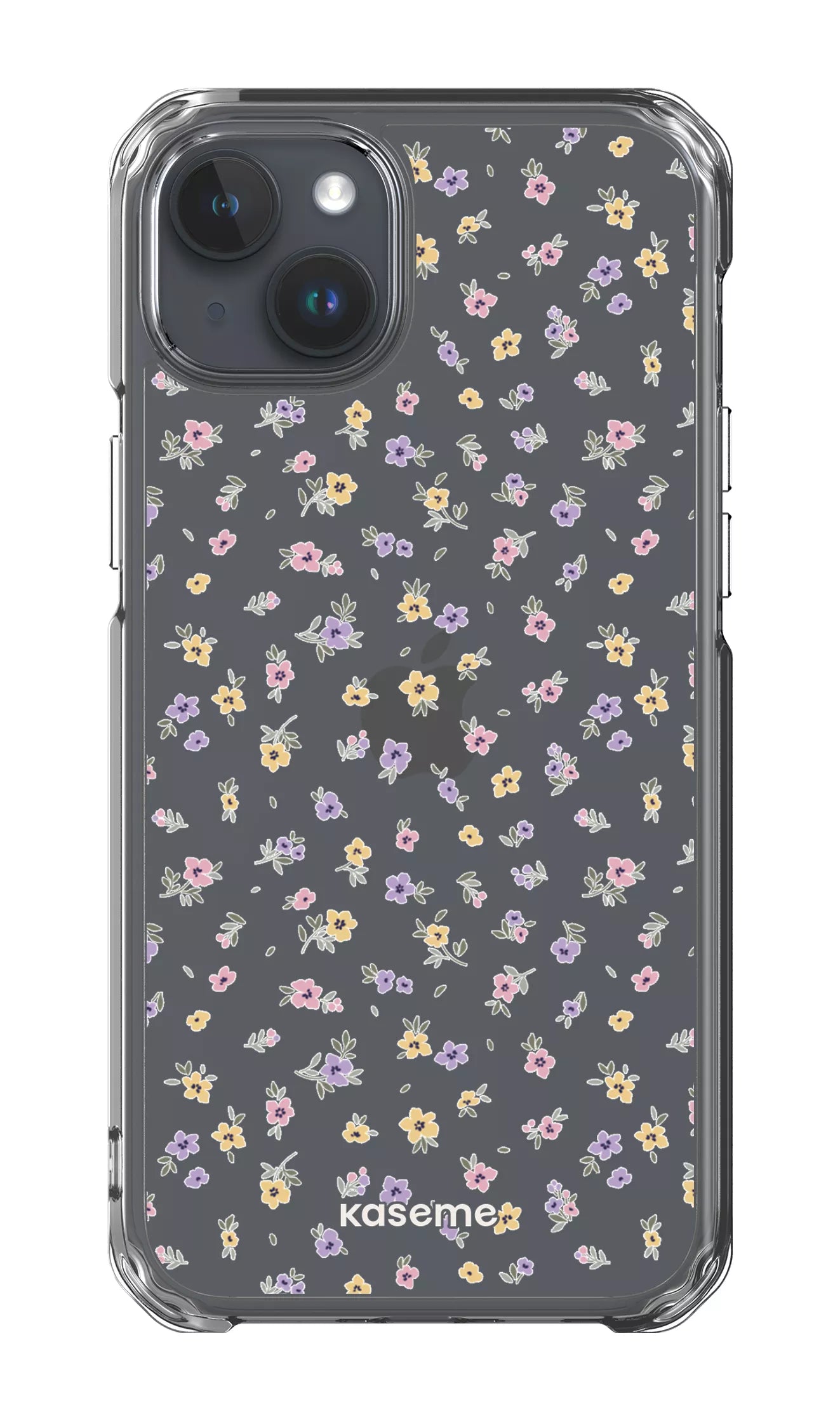 iPhone 15 Plus Clear Case Porcelain Blossom Clear Case -
