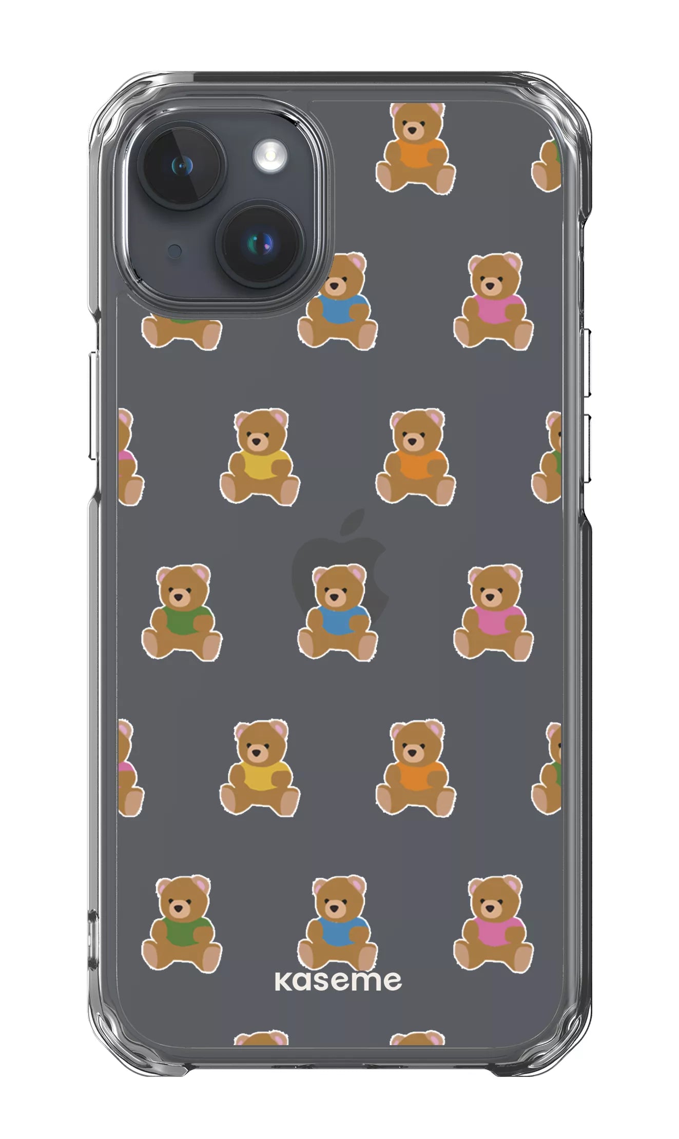 iPhone 15 Plus Clear Case Teddy Clear Case -