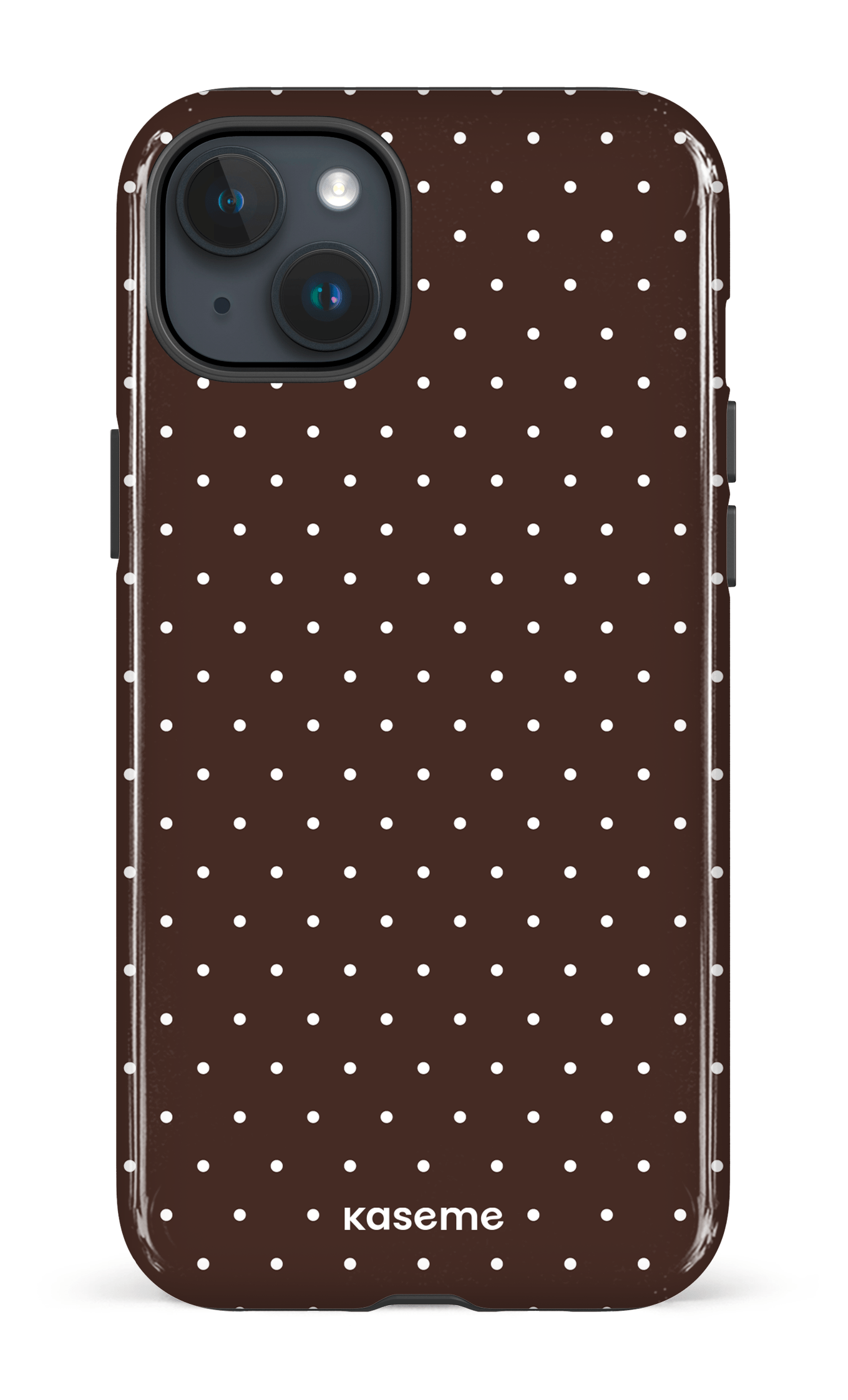 iPhone 15 Plus Tough Ditsy Brown -