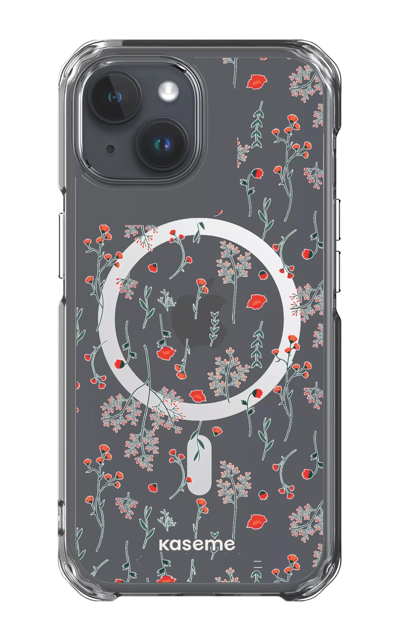 iPhone 15 Pro Clear Case - Magsafe Evelyn Clear Case -