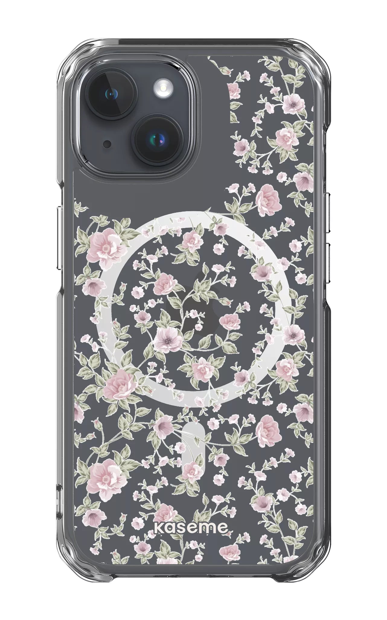 iPhone 15 Pro Clear Case - Magsafe La Vie en Rose Clear Case -