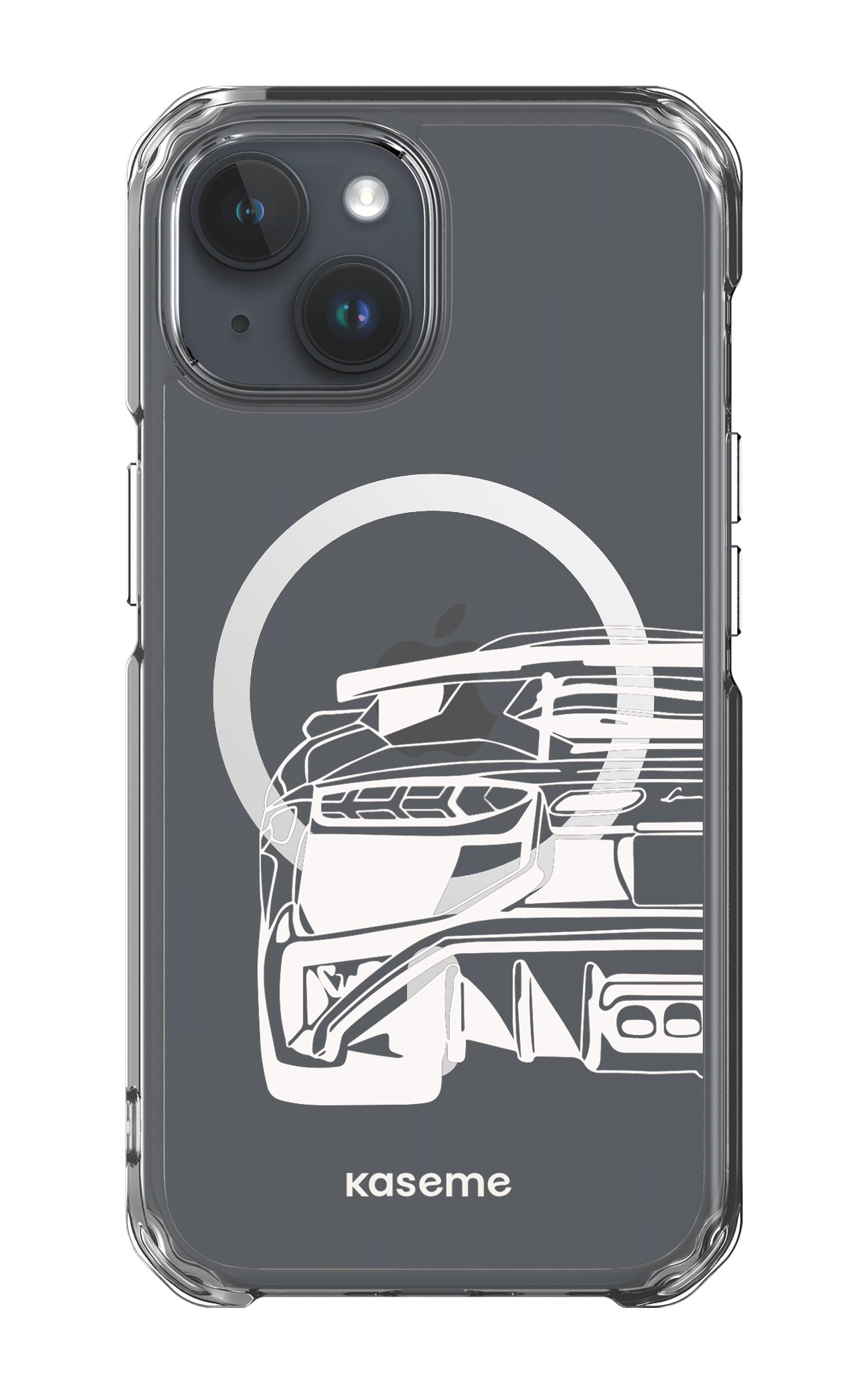 iPhone 15 Pro Clear Case - Magsafe Lambo Clear Case -