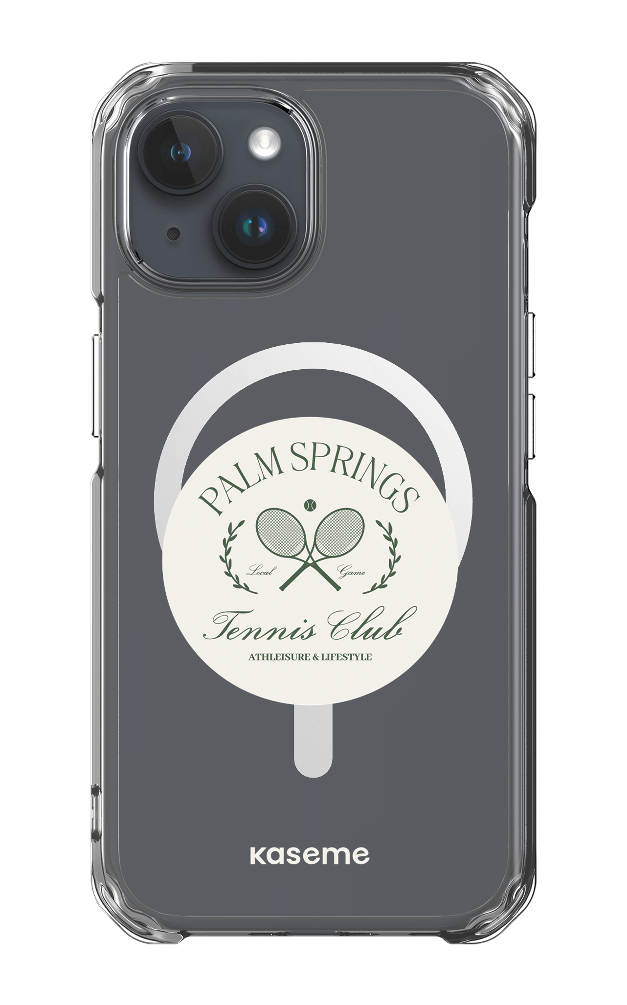 iPhone 15 Pro Clear Case - Magsafe Serve it up Clear Case -