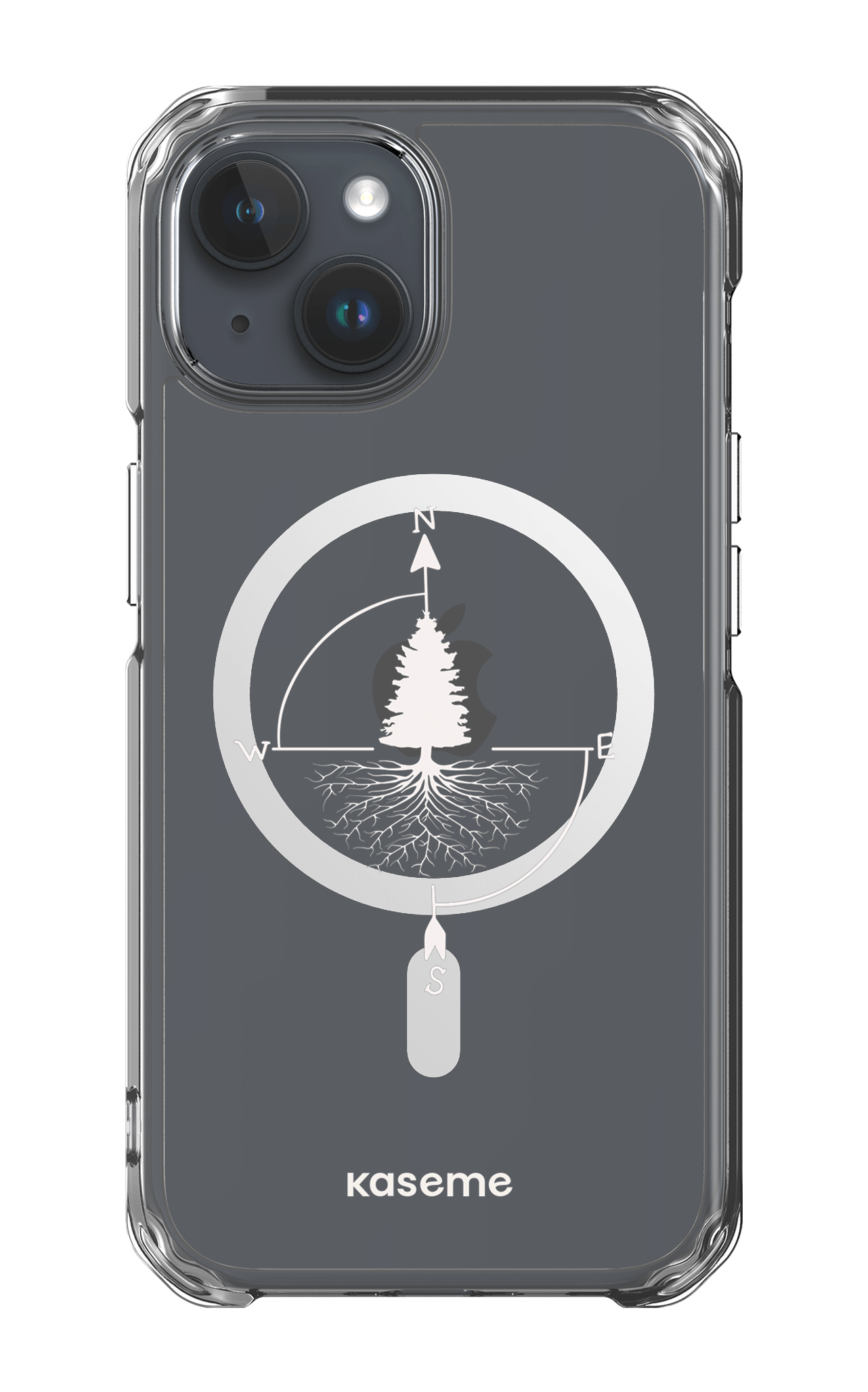 iPhone 15 Pro Clear Case - Magsafe Skyline Clear Case -