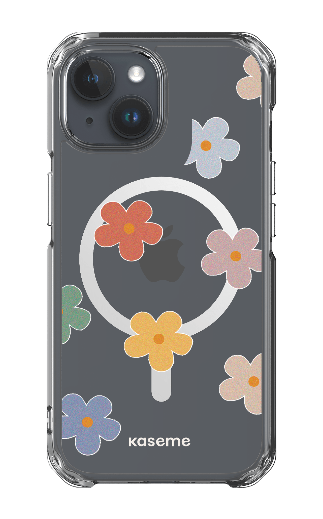 iPhone 15 Pro Clear Case - Magsafe Woodstock Big Clear Case -