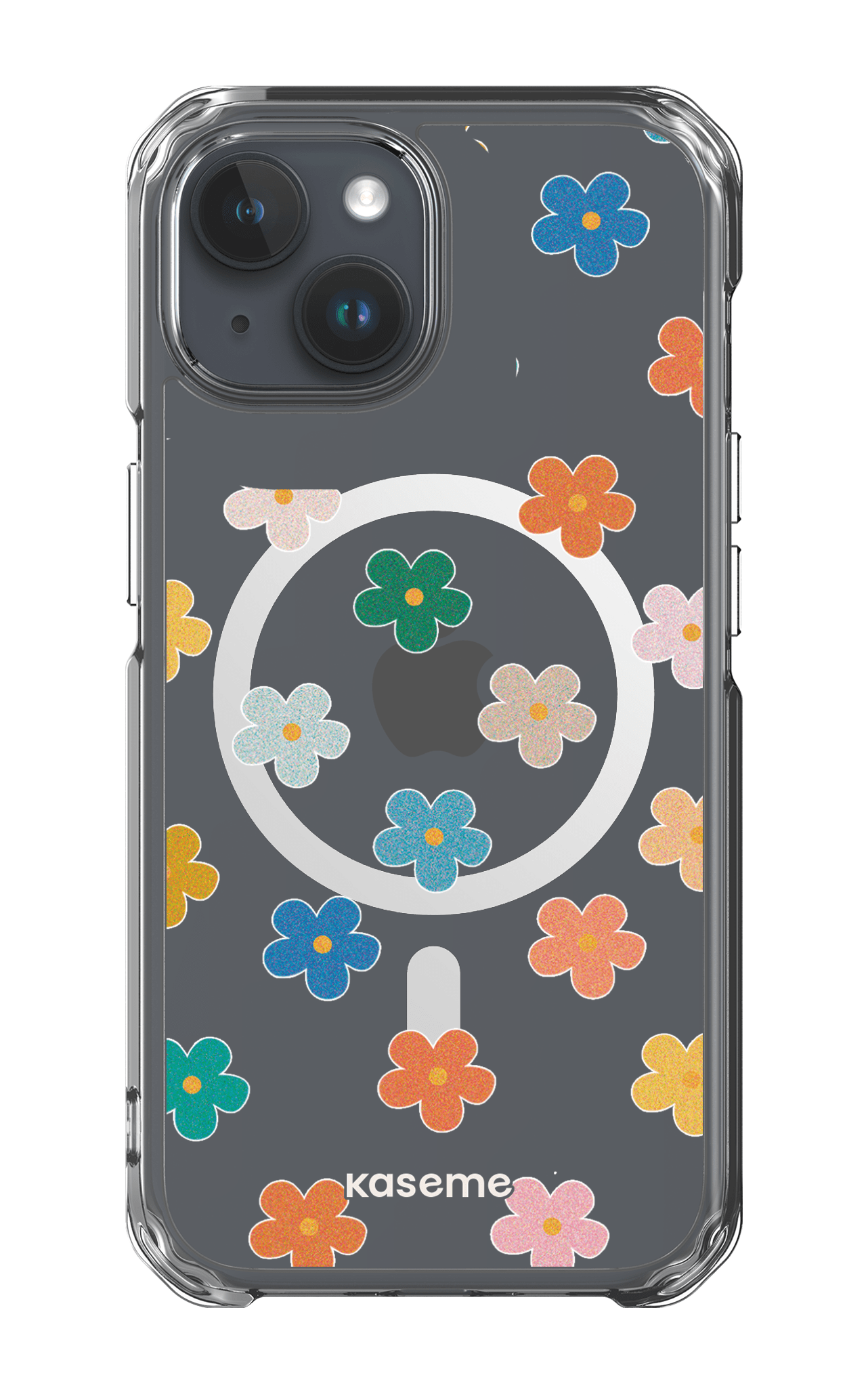 iPhone 15 Pro Clear Case - Magsafe Woodstock Clear Case -