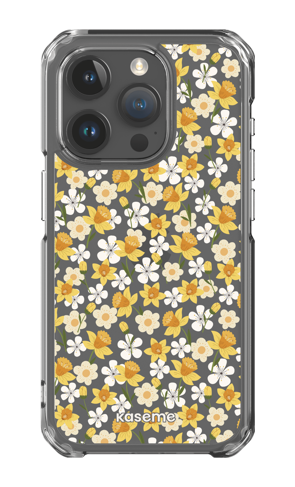 iPhone 15 Pro Clear Case Daffodil Clear Case -