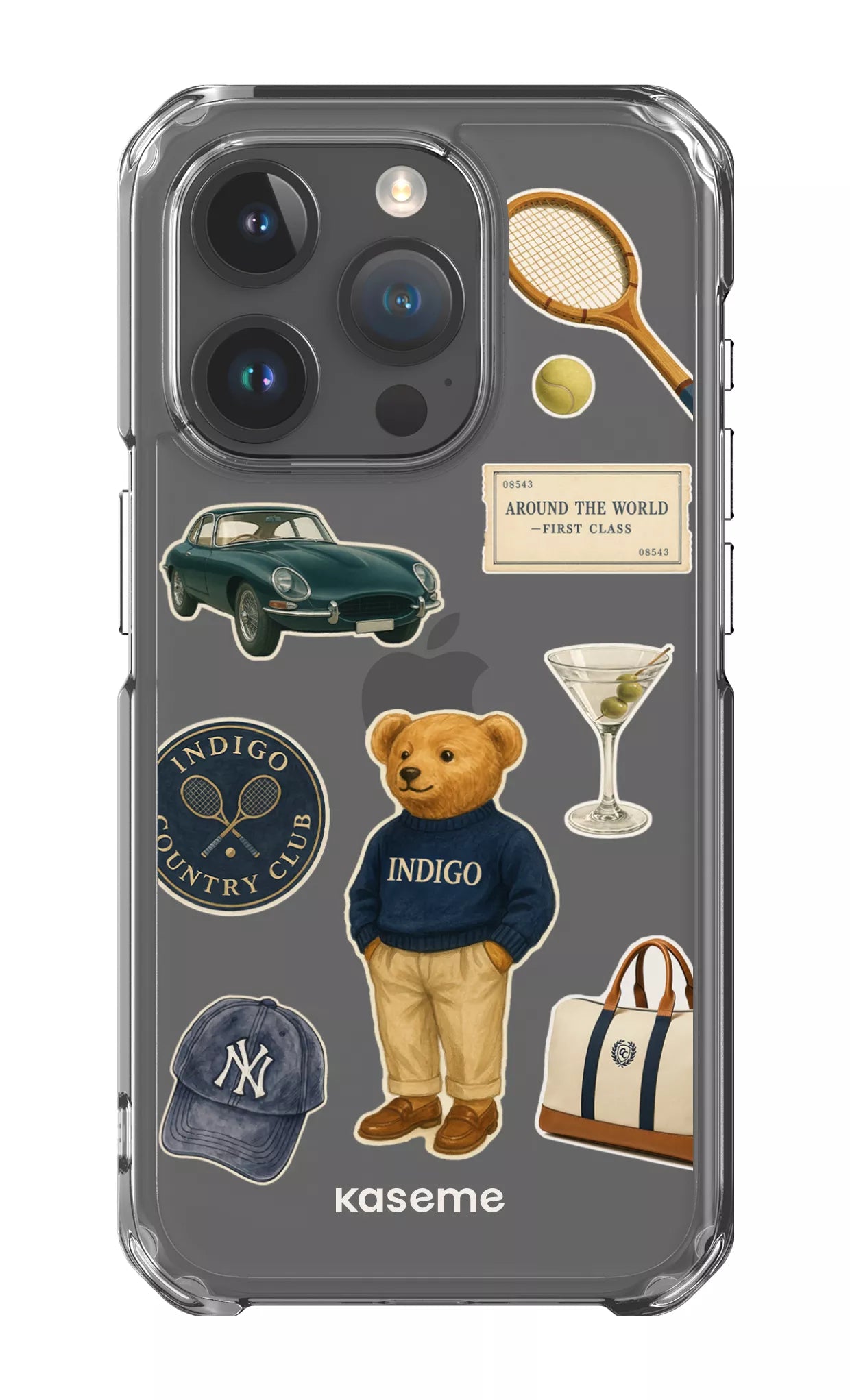iPhone 15 Pro Clear Case Kingsley Clear Case -