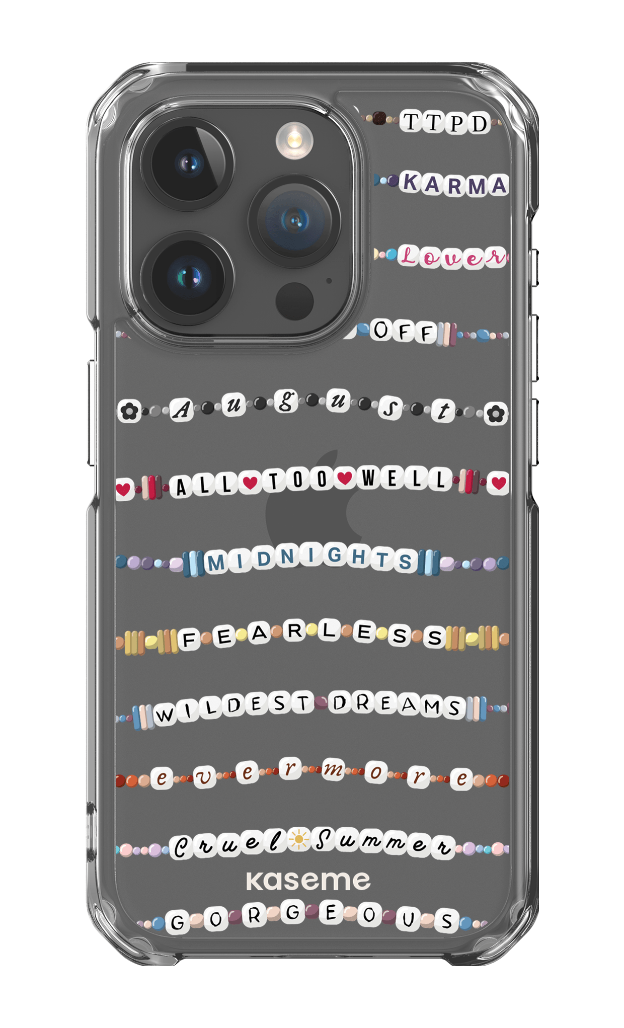 iPhone 15 Pro Clear Case Love Story Clear Case -