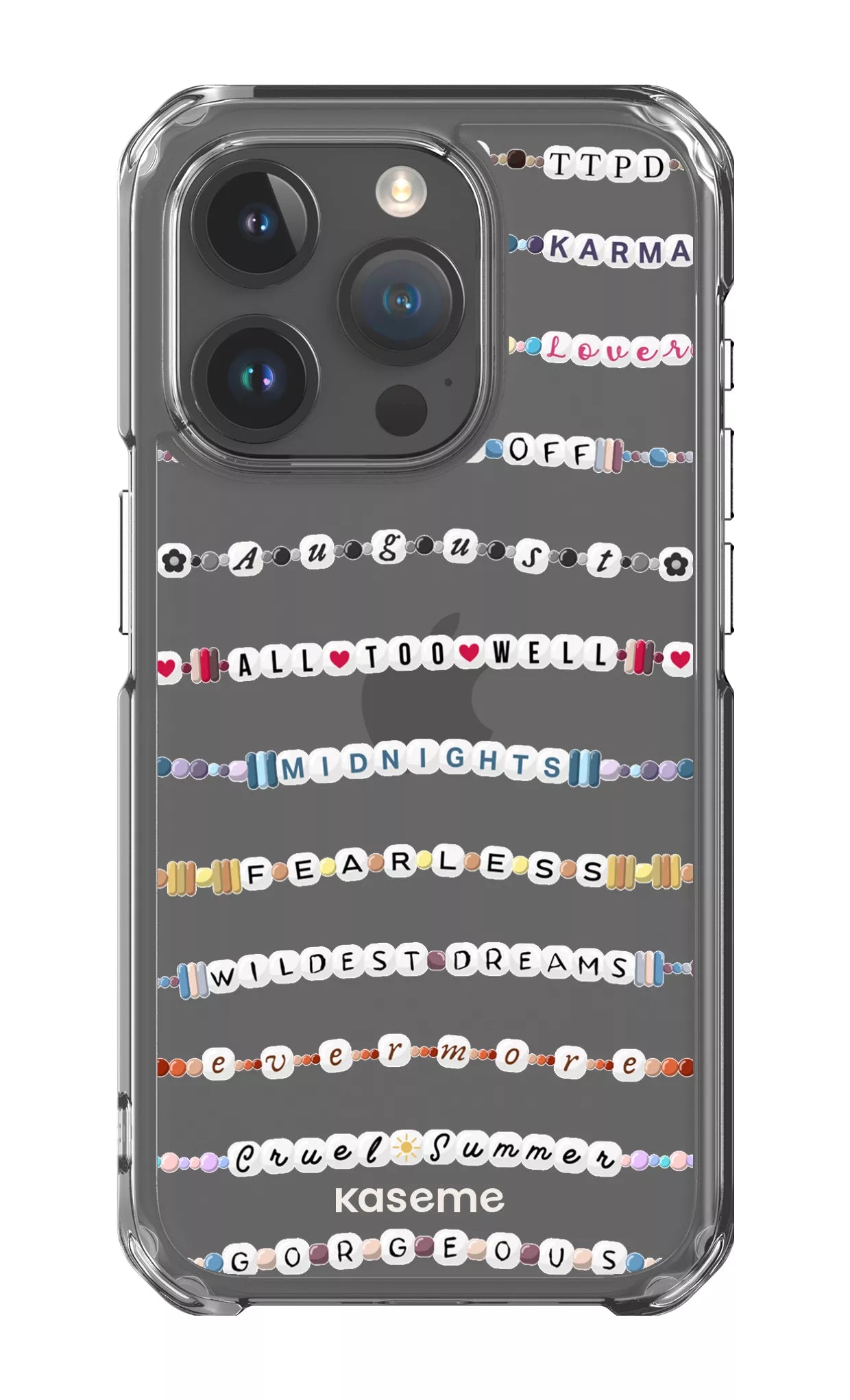 iPhone 15 Pro Clear Case Love Story Clear Case -