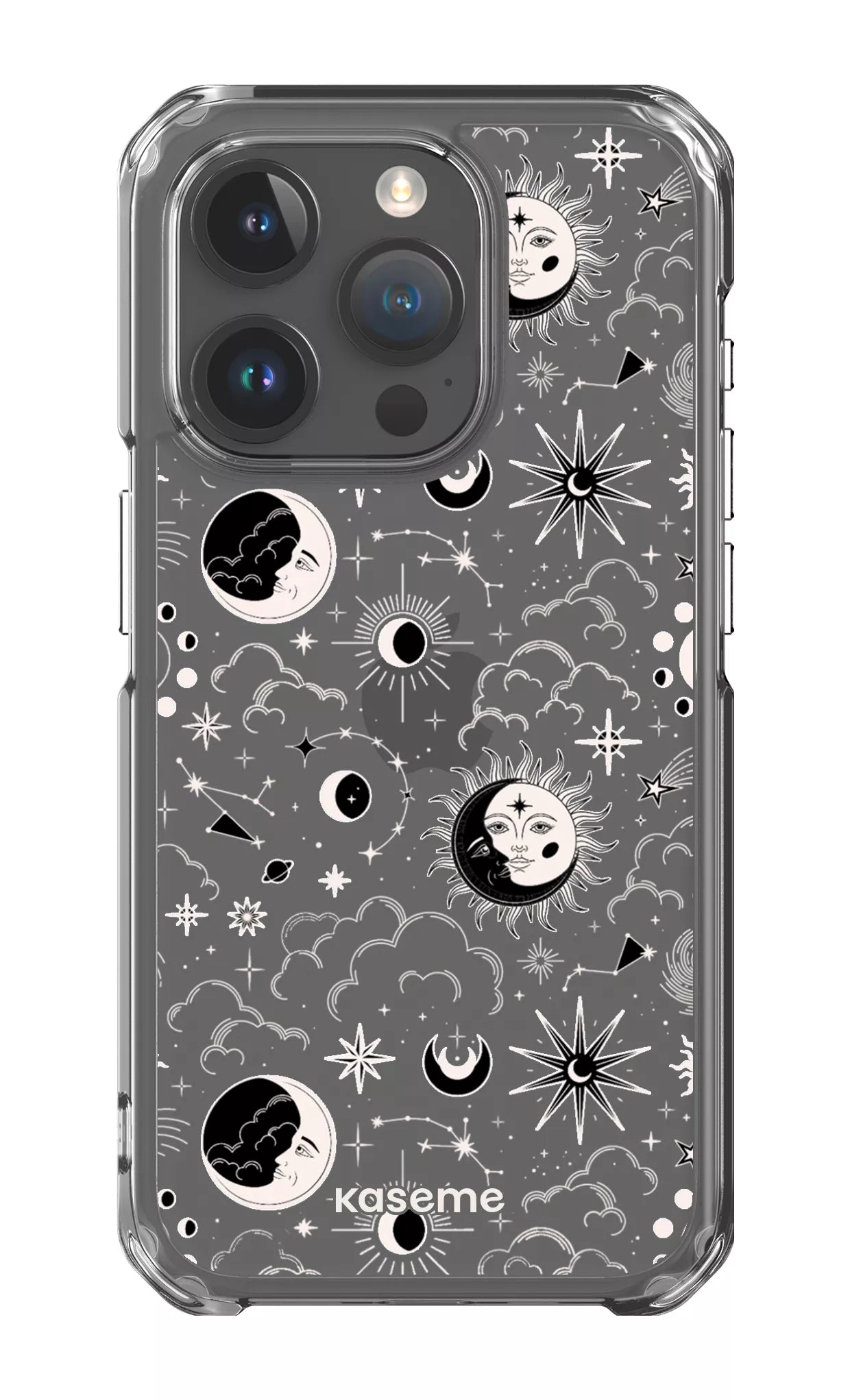 iPhone 15 Pro Clear Case Milky Way White Clear Case -