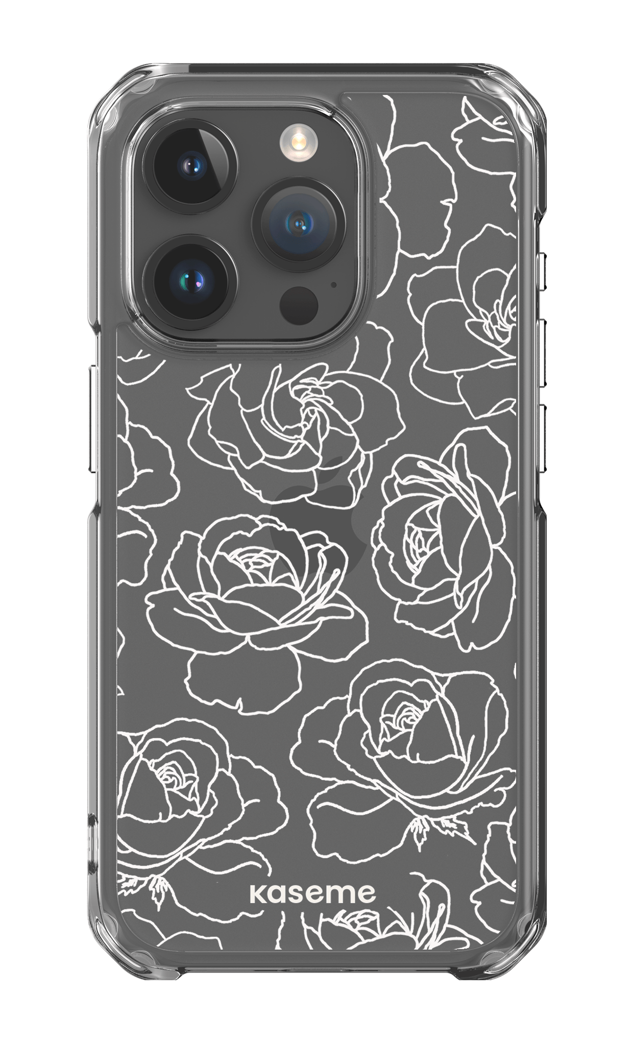 iPhone 15 Pro Clear Case Polar Flowers Clear Case -