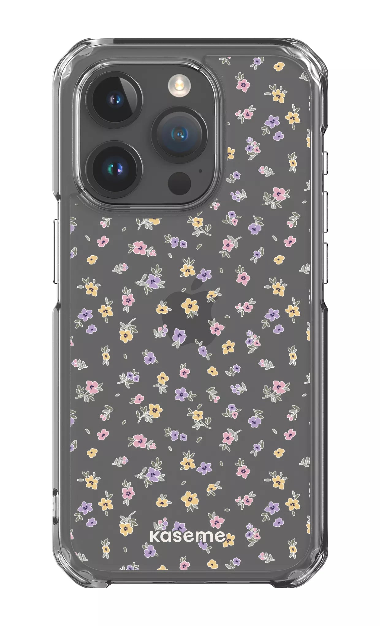 iPhone 15 Pro Clear Case Porcelain Blossom Clear Case -