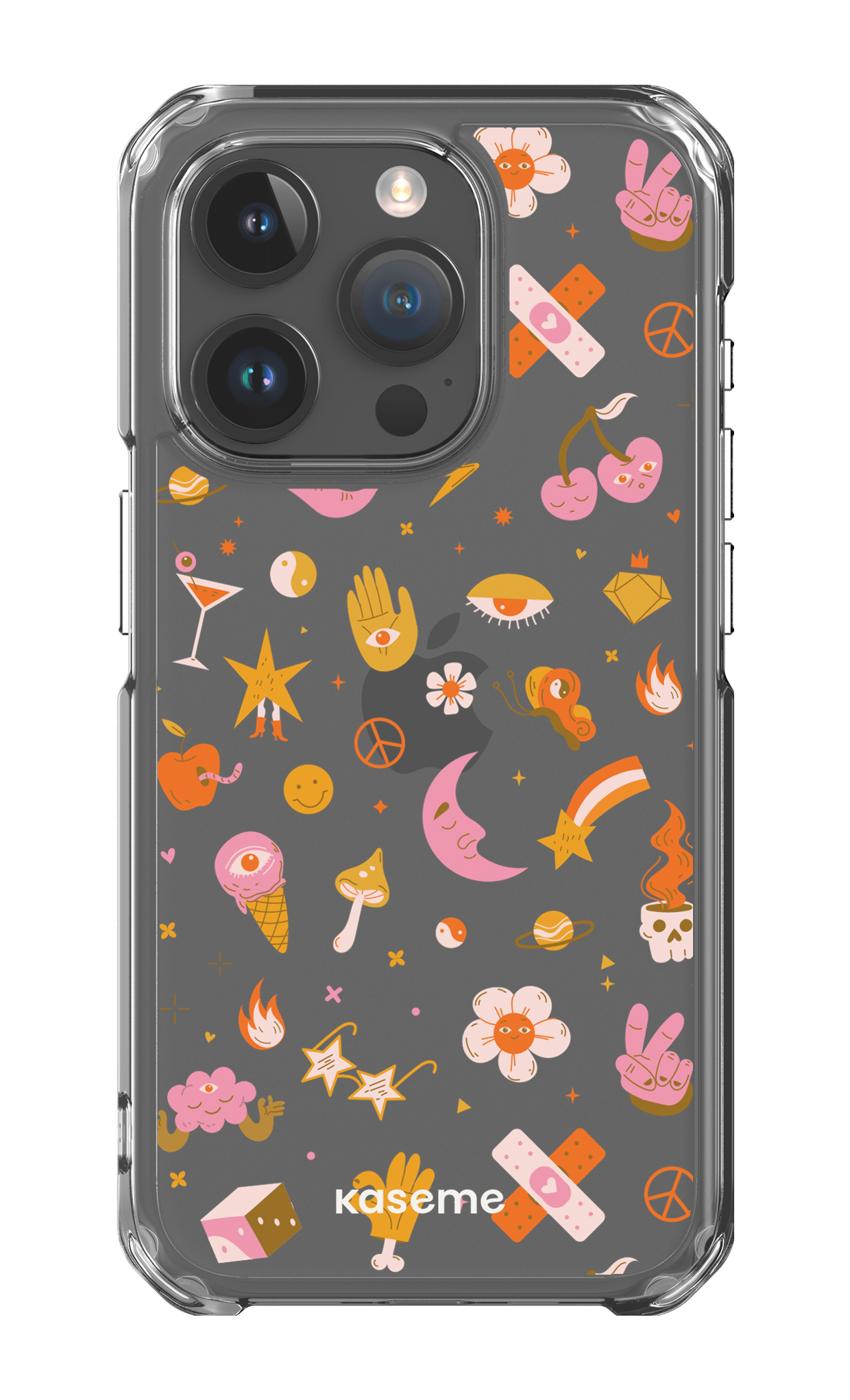 iPhone 15 Pro Clear Case Psycho Clear Case -