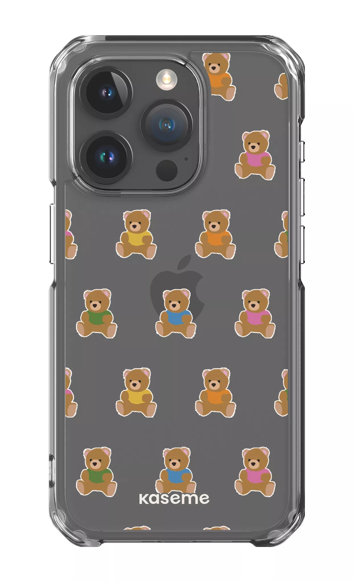 iPhone 15 Pro Clear Case Teddy Clear Case -