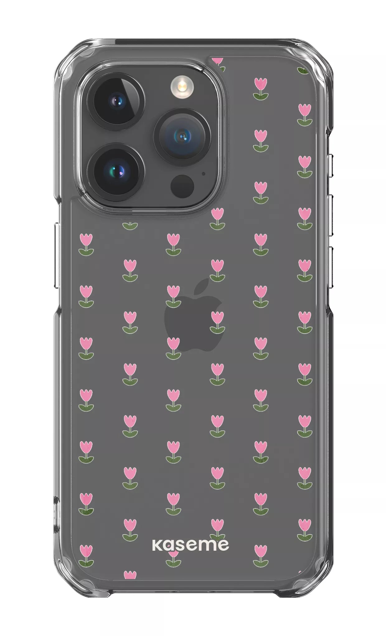 iPhone 15 Pro Clear Case Triumph Pink Clear Case -