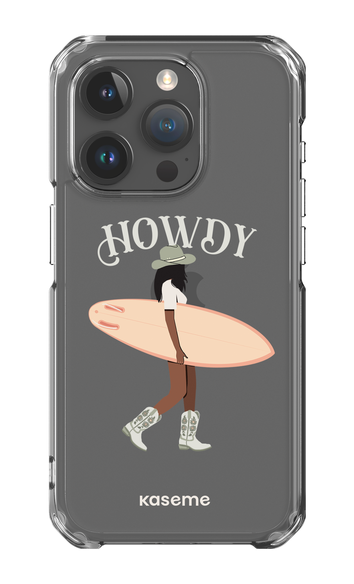 iPhone 15 Pro Clear Case Westsea Green Clear Case -