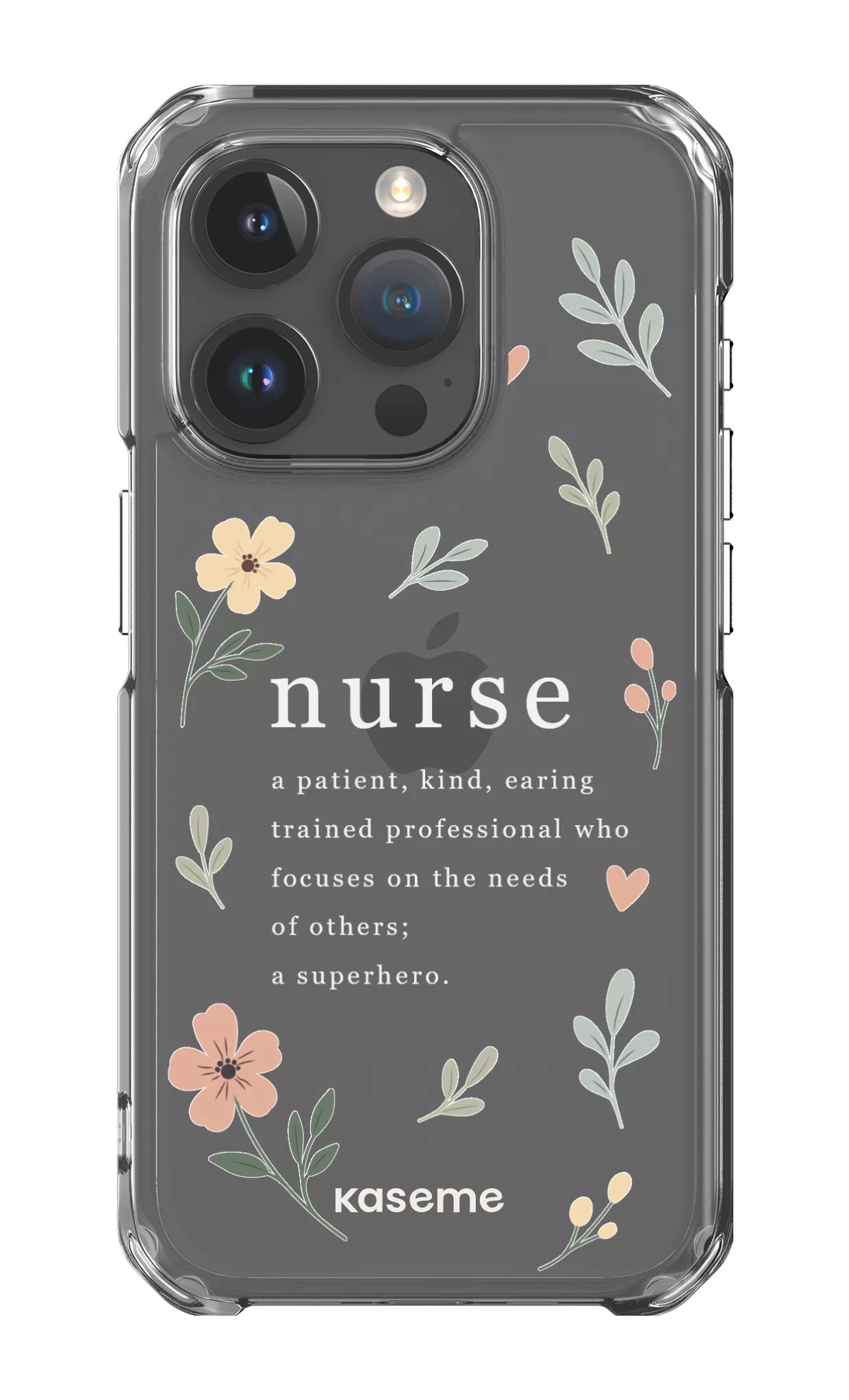 iPhone 15 Pro Clear Case With Heart Clear Case -