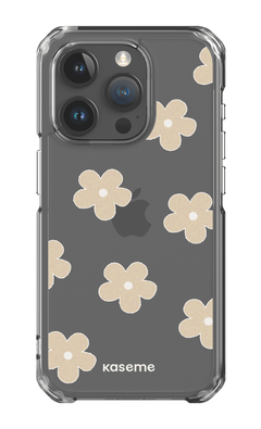 iPhone 15 Pro Clear Case Woodstock Beige Clear Case -