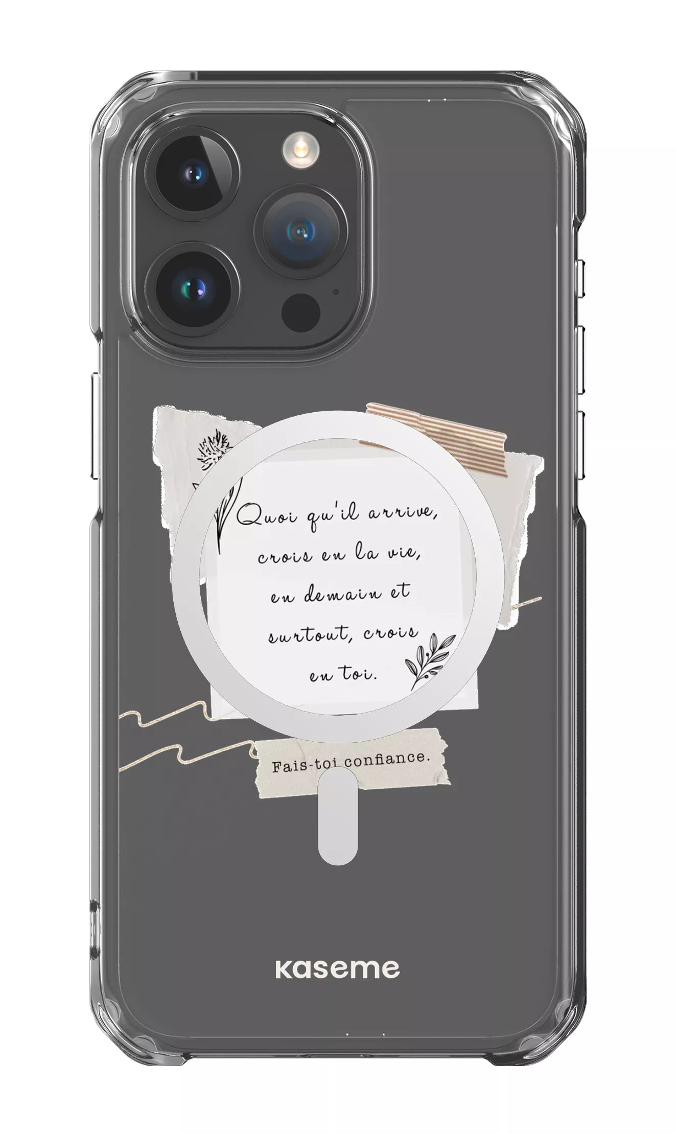 iPhone 15 Pro Max Clear Case - Magsafe Foi Clear Case -