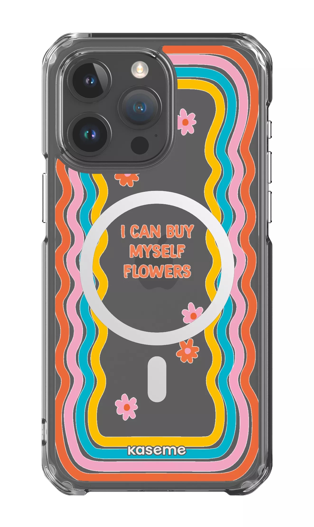 iPhone 15 Pro Max Clear Case - Magsafe She Can Clear Case -