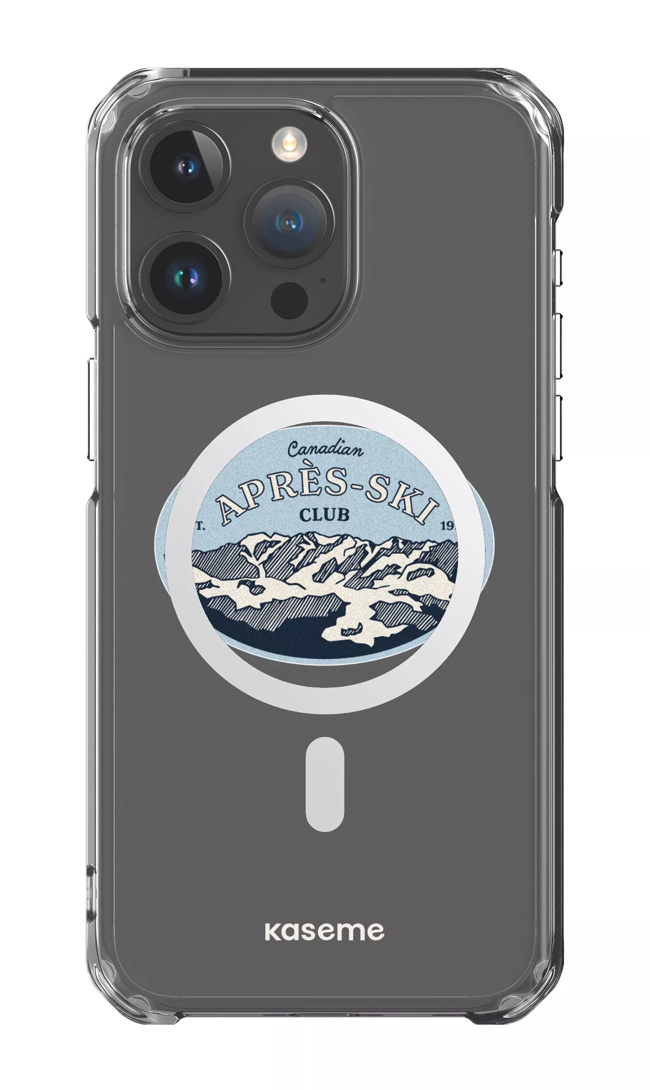 iPhone 15 Pro Max Clear Case - Magsafe Whistler Clear Case -