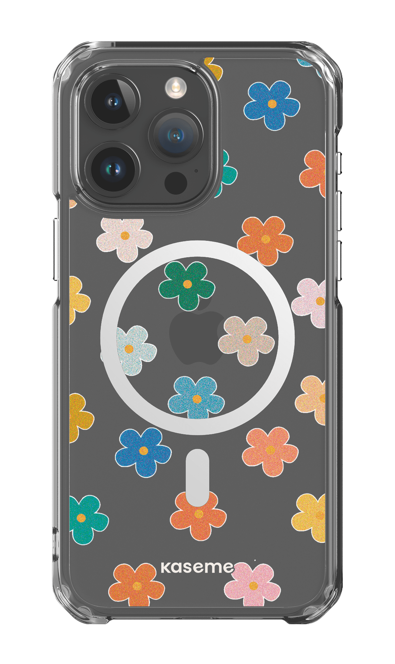 iPhone 15 Pro Max Clear Case - Magsafe Woodstock Clear Case -