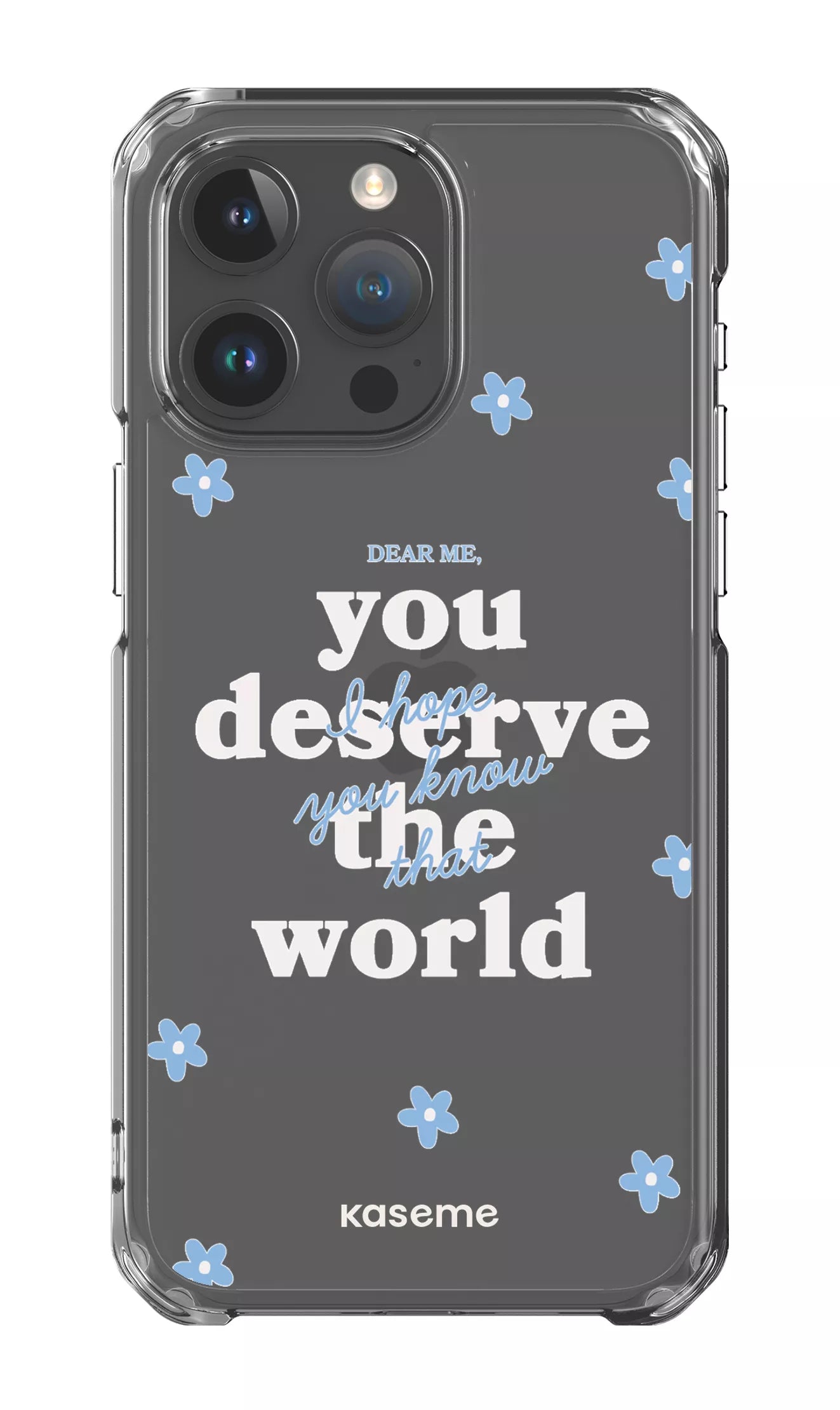 iPhone 15 Pro Max Clear Case Dear Me Clear Case -