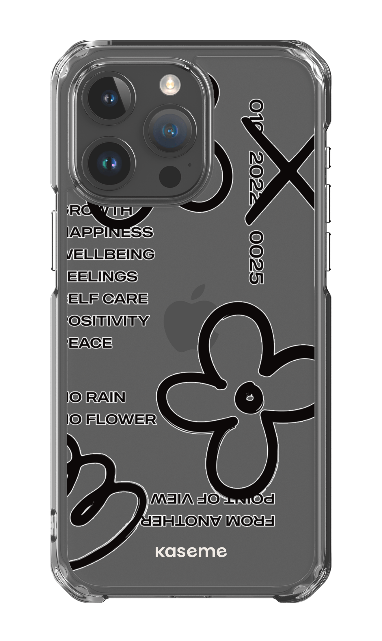 iPhone 15 Pro Max Clear Case Feelings black Clear Case -