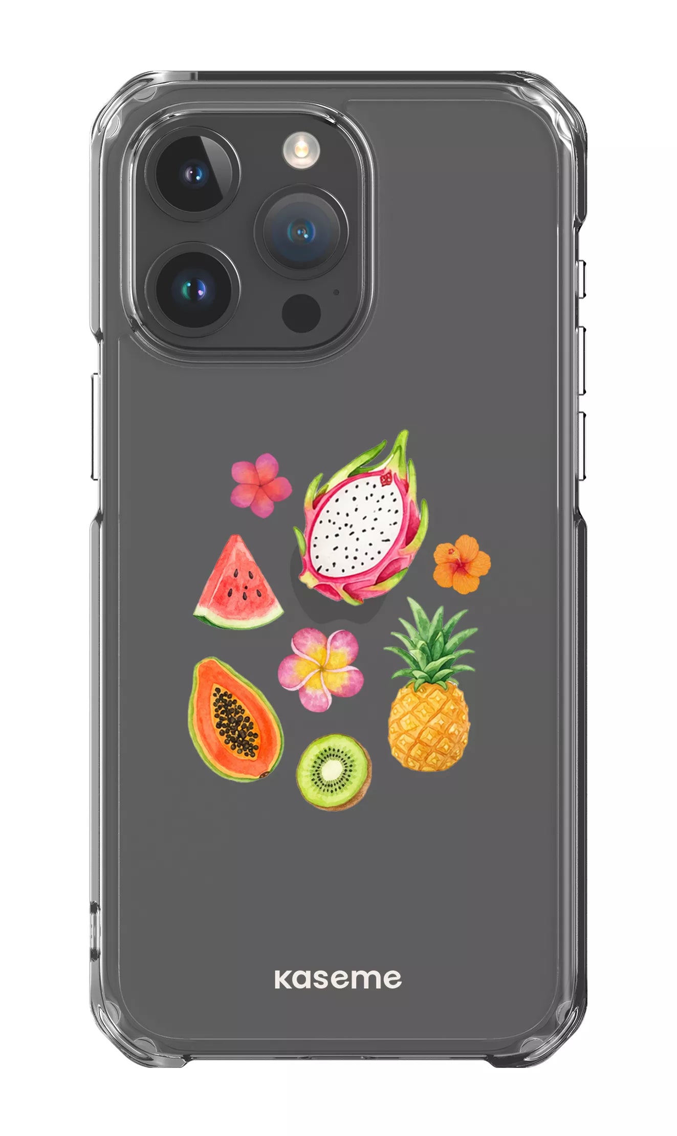 iPhone 15 Pro Max Clear Case Fresca Tropicale Clear Case -