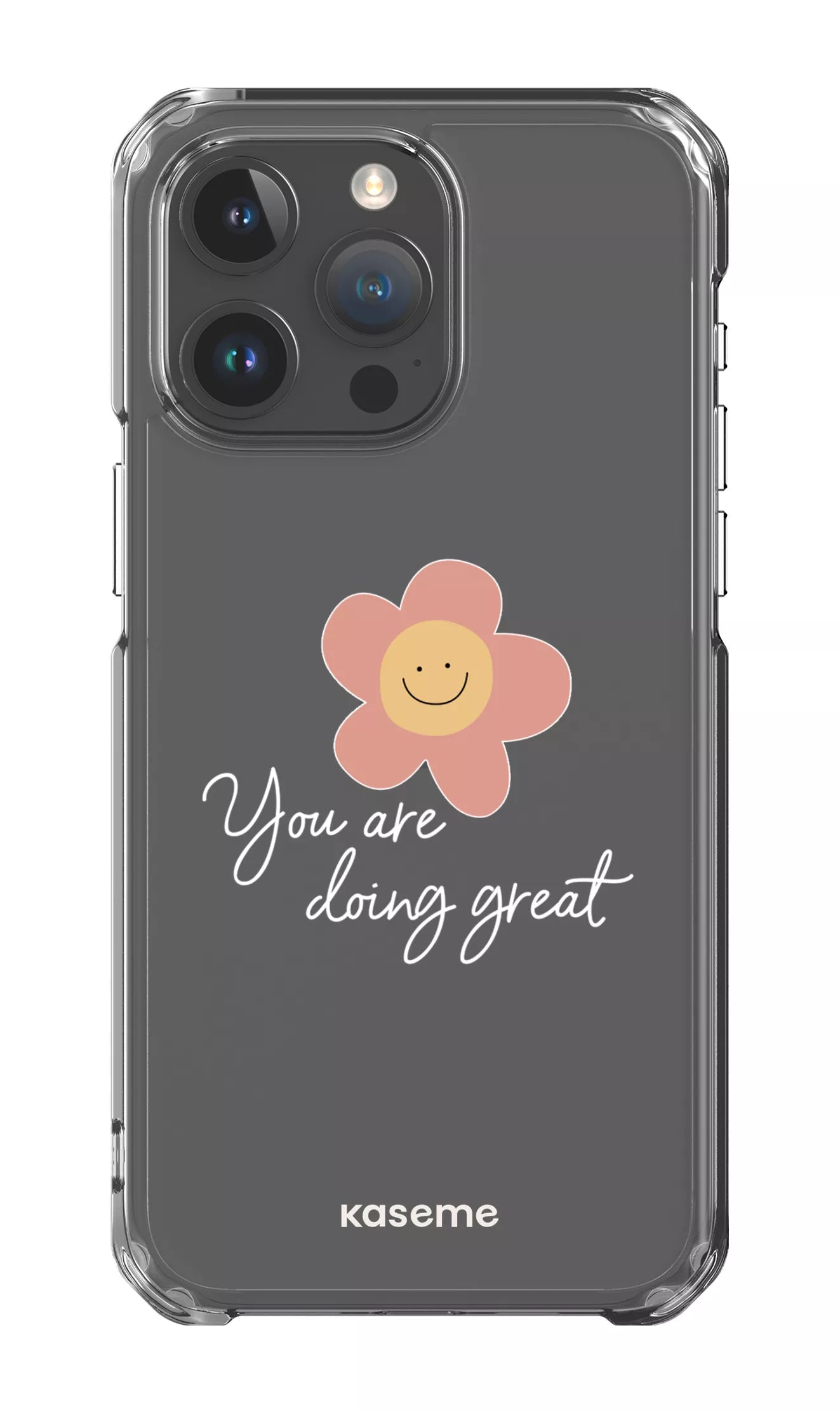 iPhone 15 Pro Max Clear Case Keep going Clear Case -